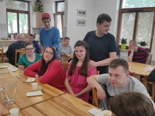 Spotkanie w Środowiskowym Domu Samopomocy w Biłgoraju
